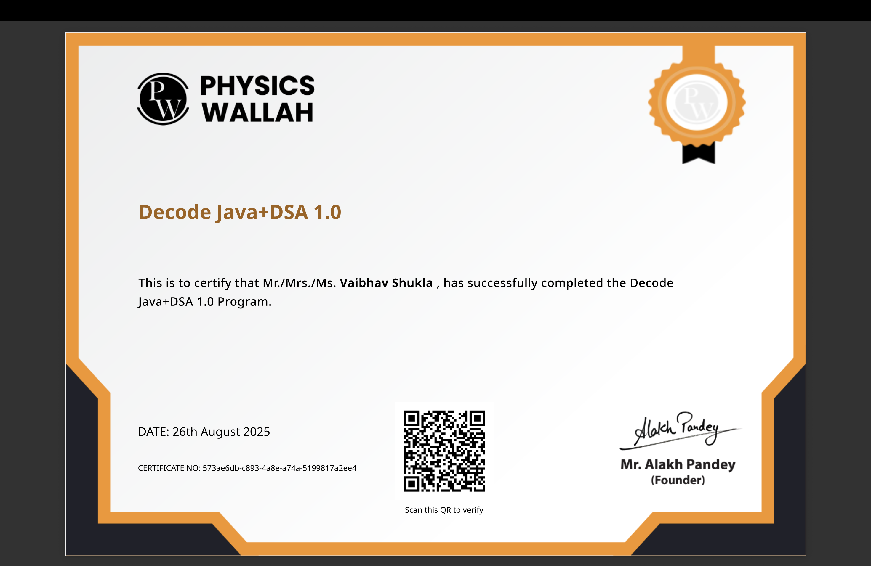 DSA with Java Certificate